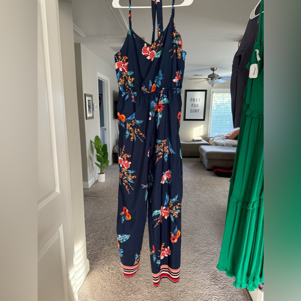 Harlow & Rose floral jumpsuit